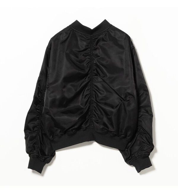 Ray BEAMS 「ギャザー アーム MA-1」|ブルゾン・スタジャン|