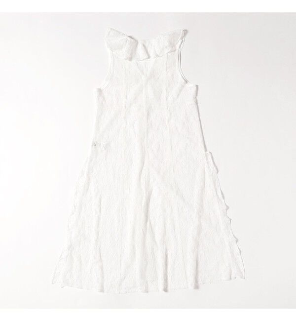 Ray BEAMS 「ラッフルカラー レース ワンピース」|ワンピース|