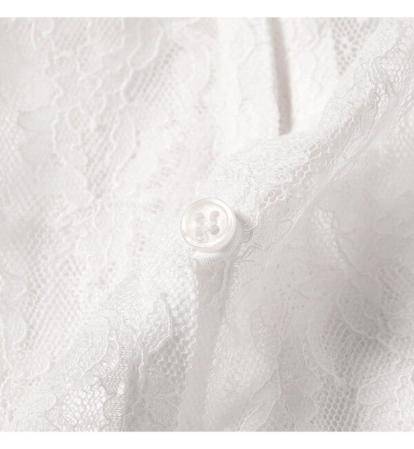 Ray BEAMS 「ラッフルカラー レース ワンピース」|ワンピース|