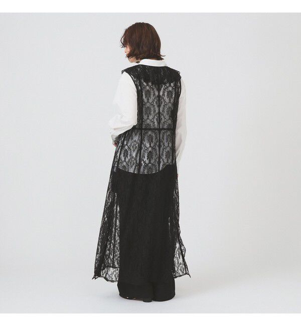 Ray BEAMS 「ラッフルカラー レース ワンピース」|ワンピース|