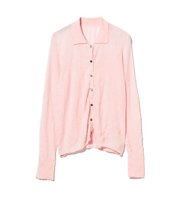 Ray BEAMS 「シアー リブ ニット ポロ カーディガン」|ニット・セーター|