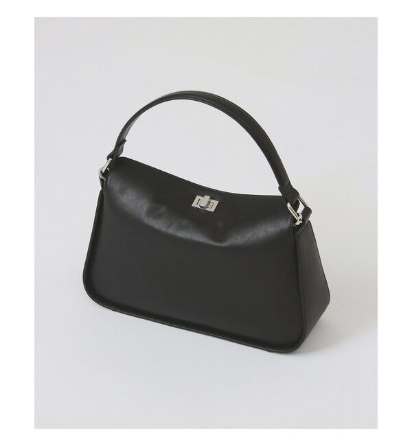 Ray BEAMS 「スクエア ワンハンドル バッグ」|その他|BLACK
