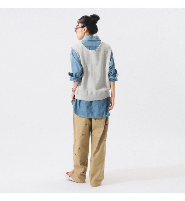 BEAMSBOY「カットオフ スウェット ベスト」|ベスト・ジレ|