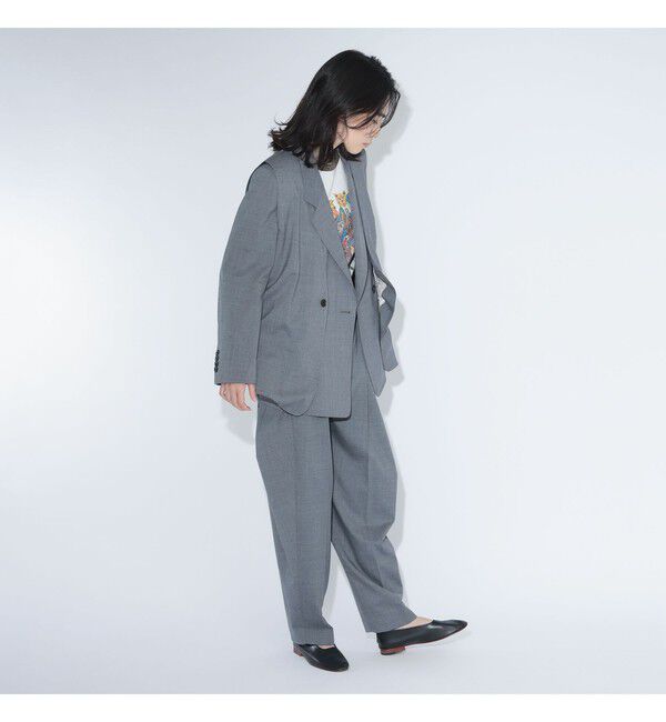 BEAMSBOY「maturely / ティー ダブ ボンタン スラックス」|スラックス|