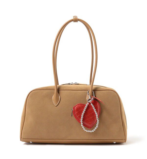 Ray BEAMS 「スエード ボストン バッグ 2」|ボストンバッグ|BEIGE