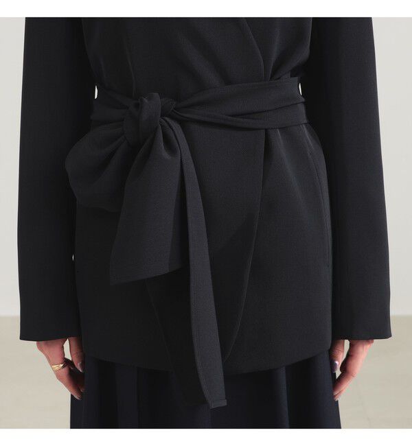 Demi-Luxe BEAMS 「ドライカルゼ ベルテッド ジャケット」|ダッフルコート|