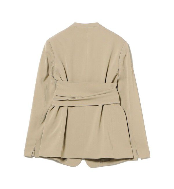 Demi-Luxe BEAMS 「ドライカルゼ ベルテッド ジャケット」|ダッフルコート|