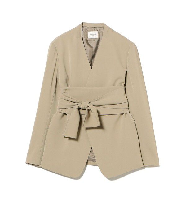 Demi-Luxe BEAMS 「ドライカルゼ ベルテッド ジャケット」|ダッフルコート|