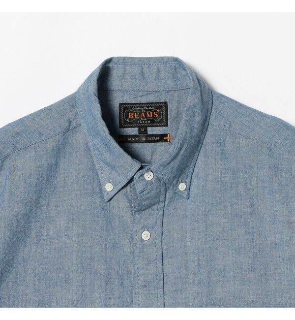BEAMS PLUS「BEAMS PLUS / シャンブレー ボタンダウン シャツ」|シャツ・ブラウス|