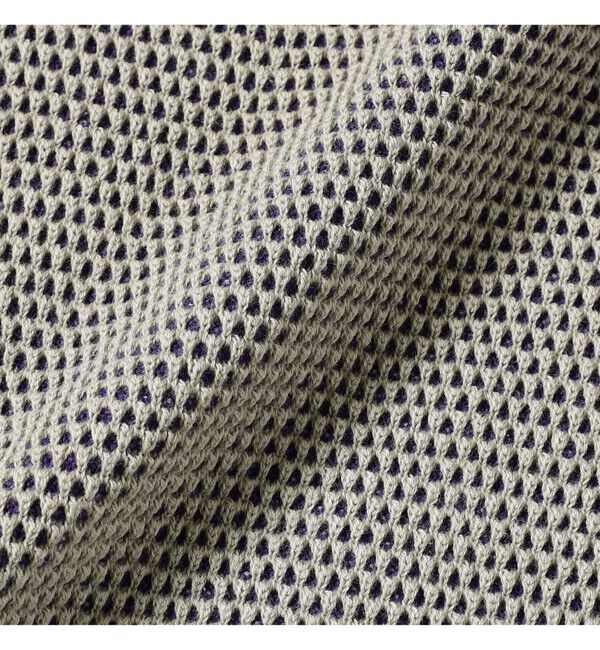 BEAMS「12ゲージ リブ ワッフル クルーネック ニット」|ニット・セーター|