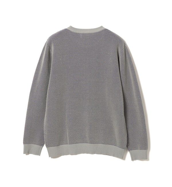 BEAMS「12ゲージ リブ ワッフル クルーネック ニット」|ニット・セーター|