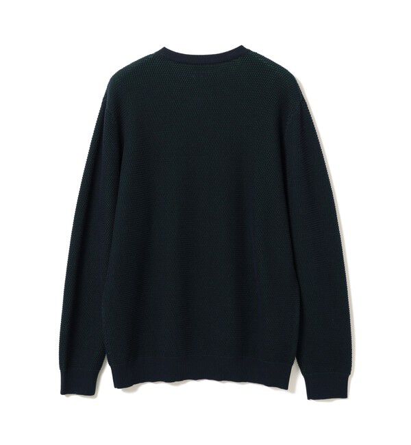 BEAMS「12ゲージ リブ ワッフル クルーネック ニット」|ニット・セーター|