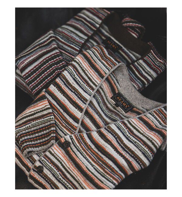 BEAMS PLUS「Cardigan Stripe」|ニット・セーター|