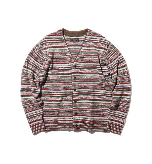 BEAMS PLUS「Cardigan Stripe」|ニット・セーター|