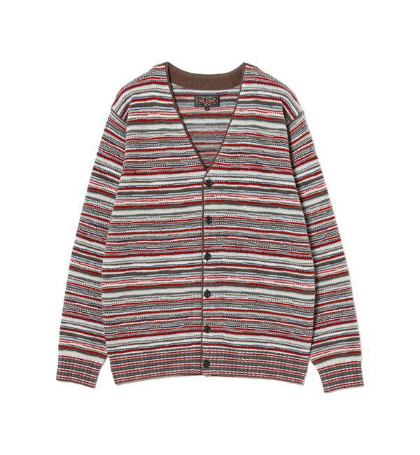 BEAMS PLUS「Cardigan Stripe」|ニット・セーター|