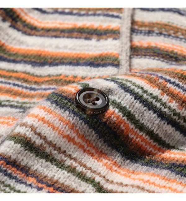 BEAMS PLUS「Cardigan Stripe」|ニット・セーター|