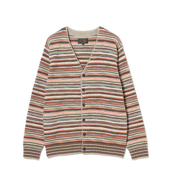 BEAMS PLUS「Cardigan Stripe」|ニット・セーター|