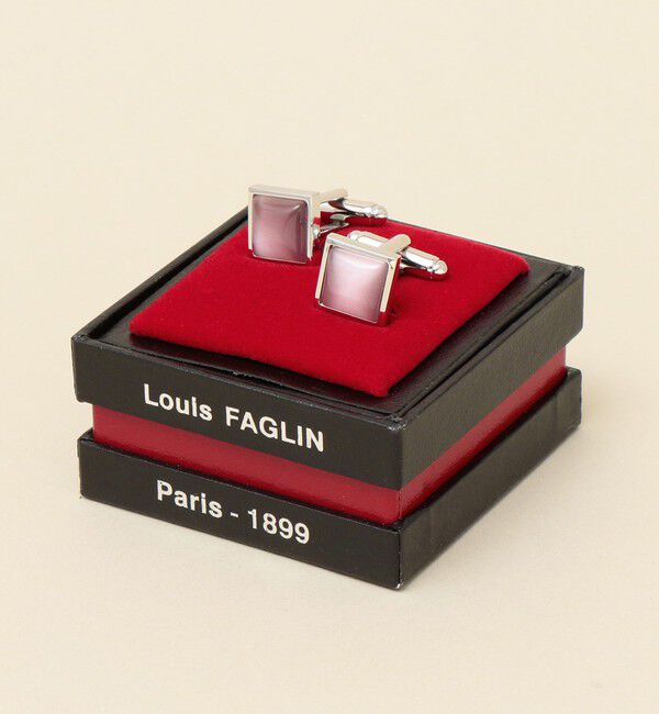 SHIPS「LOUIS FAGLIN: スクエア カフスリンクス」|ネクタイピン・カフスボタン|ラベンダー