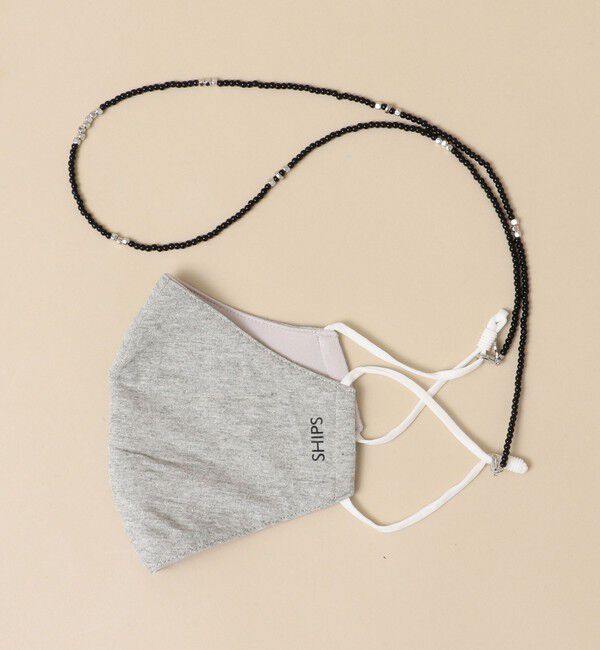 SHIPS「【WEB限定】SHIPS: 2WAY マスク ビーズ ストラップ」|アンクレット|