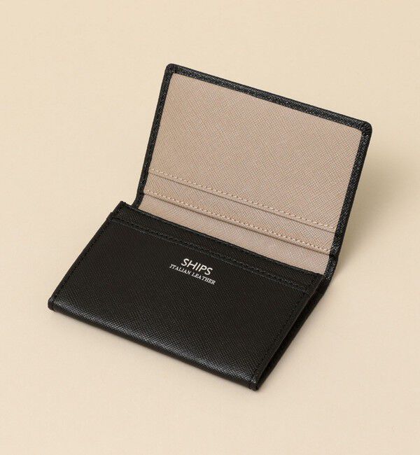 SHIPS「【WEB限定】SHIPS: 【SAFFIANO LEATHER】 2トーン カードケース （名刺入れ）」|その他|