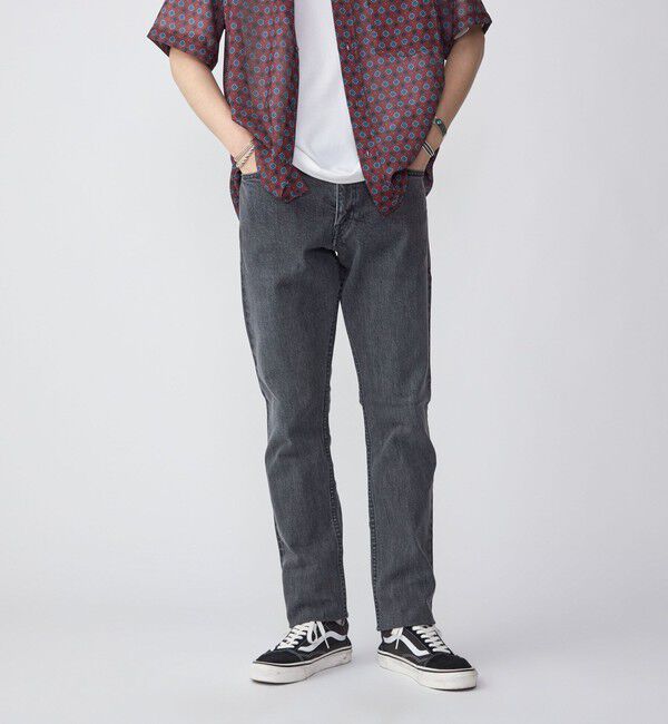 SHIPS「SHIPS: オイカワデニム セルビッチ 5ポケット フェードブラック デニムパンツ」|デニム|ブラック