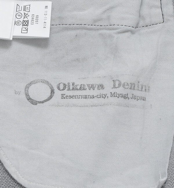 SHIPS「SHIPS: オイカワデニム セルビッチ 5ポケット フェードブラック デニムパンツ」|デニム|