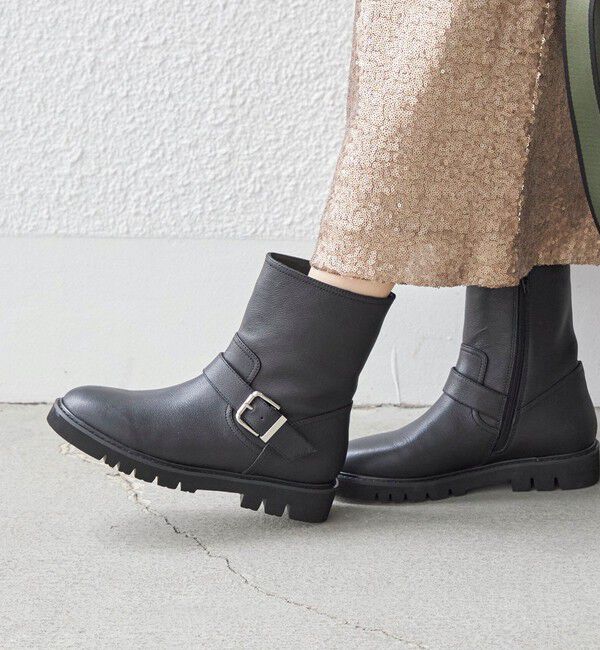 SHIPS for women「レザー エンジニア ブーツ ◇」|ショートブーツ|