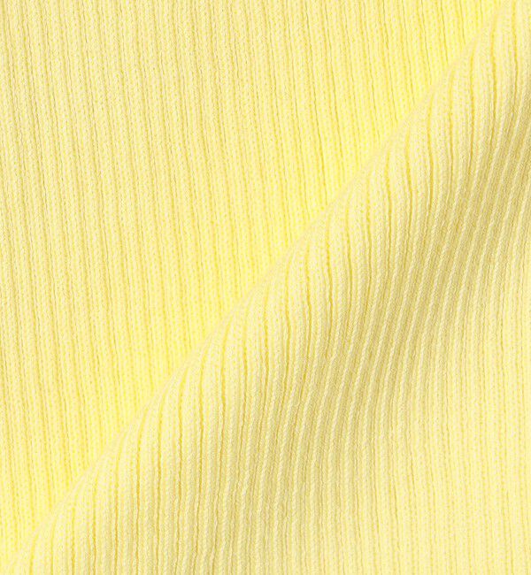 quaranciel「quaranciel:〈手洗い可能〉コットン リブ クルーネック ニット」|ニット・セーター|