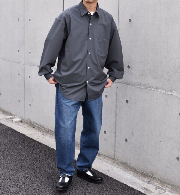 SHIPS any「SHIPS any: バンブー レーヨン バルーンスリーブ ドレープ オーバー シャツ ［BRIOS］◇」|シャツ・ブラウス|