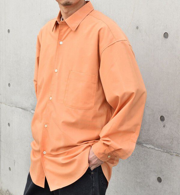 SHIPS any「SHIPS any: バンブー レーヨン バルーンスリーブ ドレープ オーバー シャツ ［BRIOS］◇」|シャツ・ブラウス|