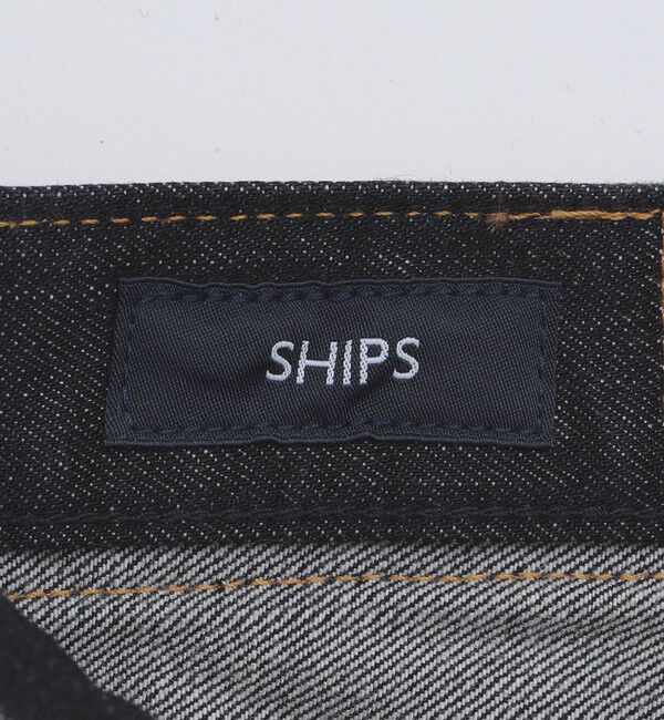 SHIPS「SHIPS: オイカワデニム 5ポケット テーパード デニムパンツ 24SS 〈ブラック〉」|チノ|