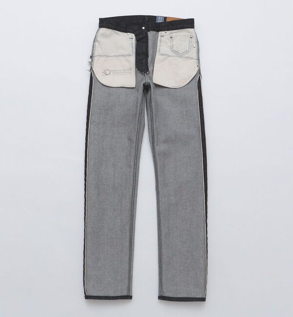 SHIPS「SHIPS: オイカワデニム 5ポケット テーパード デニムパンツ 24SS 〈ブラック〉」|チノ|