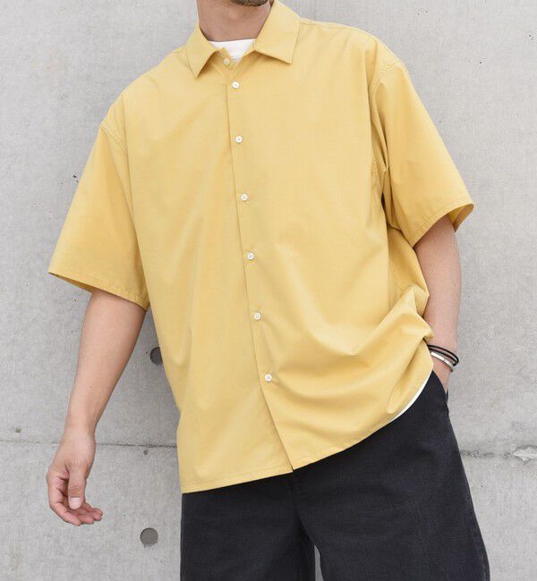 SHIPS any「SHIPS any: バンブー レーヨン ルーズ ハーフスリーブ シャツ ［BRIOS］◇」|シャツ・ブラウス|