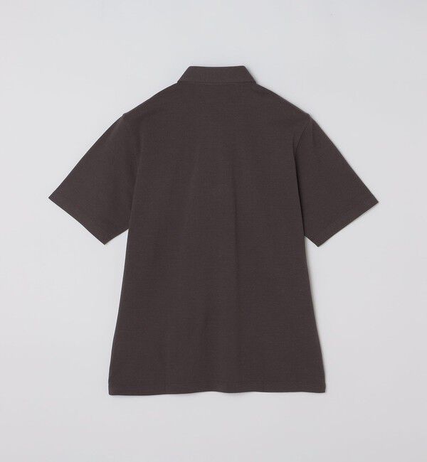 SHIPS「【WEB限定】SHIPS:〈吸水速乾〉ドライピケ ワンポイント ロゴ ワイドカラー ポロシャツ」|ポロシャツ|