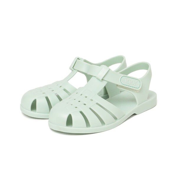 SHIPS KIDS「igor:16～21cm / CLASICA V.」|サンダル|ライトグリーン