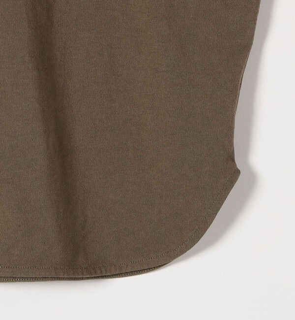 SHIPS any「《一部追加予約》SHIPS any:〈抗菌防臭/洗濯機可能〉USAコットン ラウンドヘム ノースリーブ TEE」|Tシャツ・カットソー|