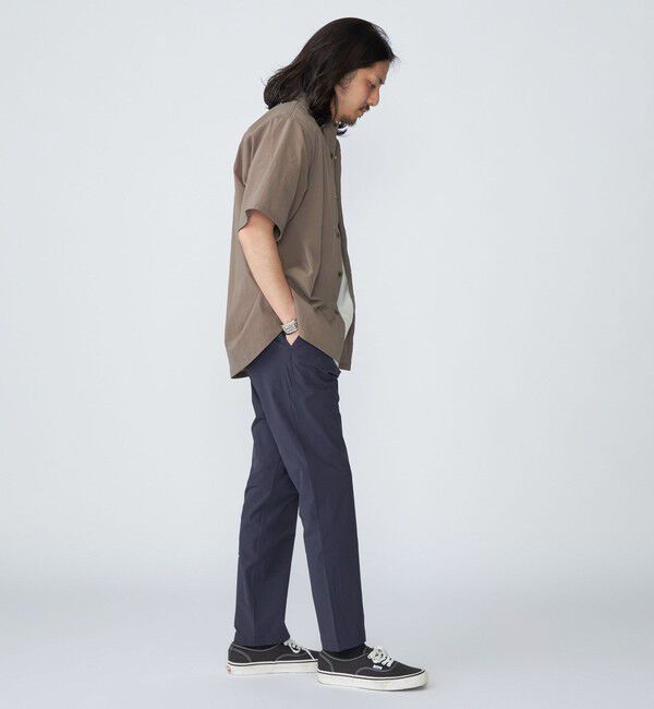 SHIPS「SHIPS:〈吸水速乾〉Micro Dot Air(R) レギュラーカラー ショートスリーブ シャツ」|シャツ・ブラウス|