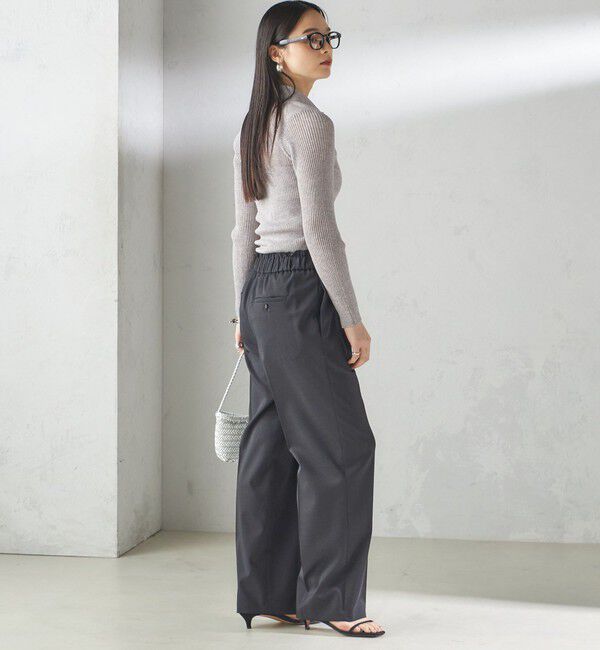SHIPS for women「〈手洗い可能〉ツイル ストレート パンツ（セットアップ対応）」|その他|