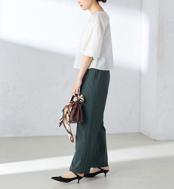 SHIPS for women「〈手洗い可能〉ツイル ストレート パンツ（セットアップ対応）」|その他|