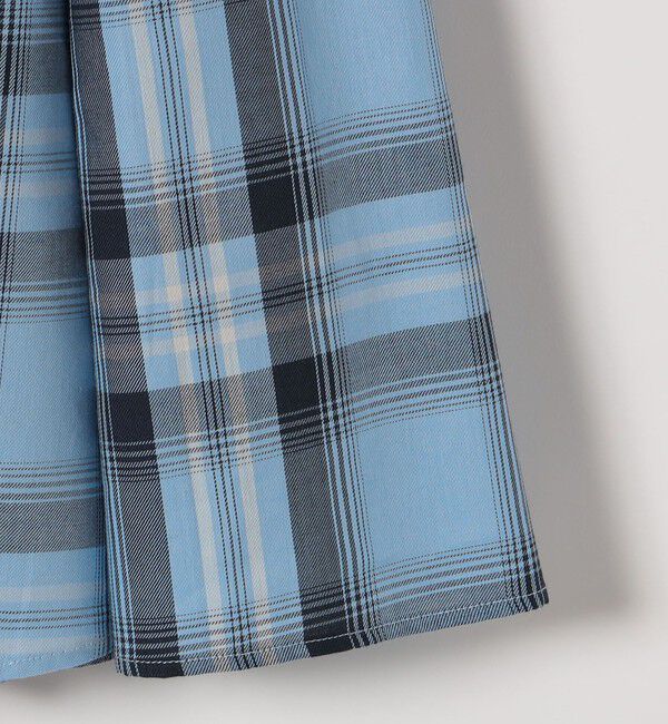 SHIPS any「SHIPS any:〈洗濯機可能〉ペール チェック ギャザー フレア スカート」|スカート|