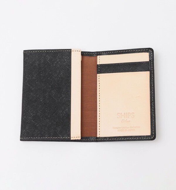 SHIPS Colors 「SHIPS Colors: レザー カードケース◇」|名刺入れ・カードケース|ブラック