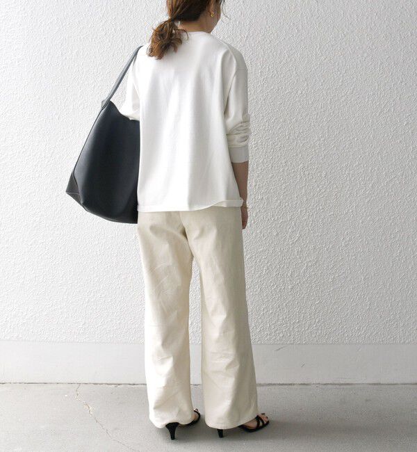 SHIPS any「SHIPS any:〈手洗い可能〉スウェットライク ニット プルオーバー」|ニット・セーター|