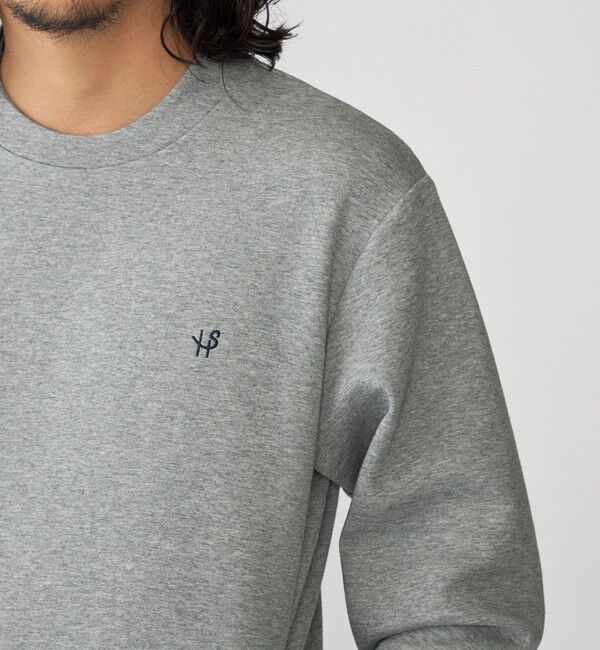 SHIPS「【WEB限定】SHIPS: テレワーク ビズ ワンポイントロゴ ハイゲージ ダブルニット スウェット」|スウェット・ジャージ|