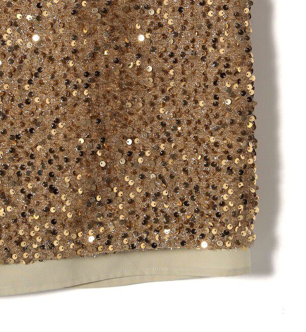 SHIPS for women「〈手洗い可能〉スパンコール Iライン スカート」|スカート|