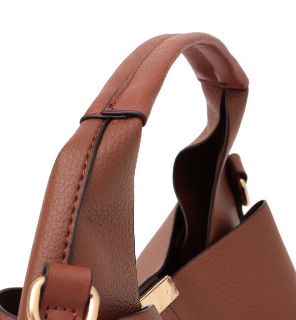 SHIPS any「《一部追加予約》SHIPS any: ゴールド プレート ワンハンドル 2WAY バッグ」|ショルダー・メッセンジャー|