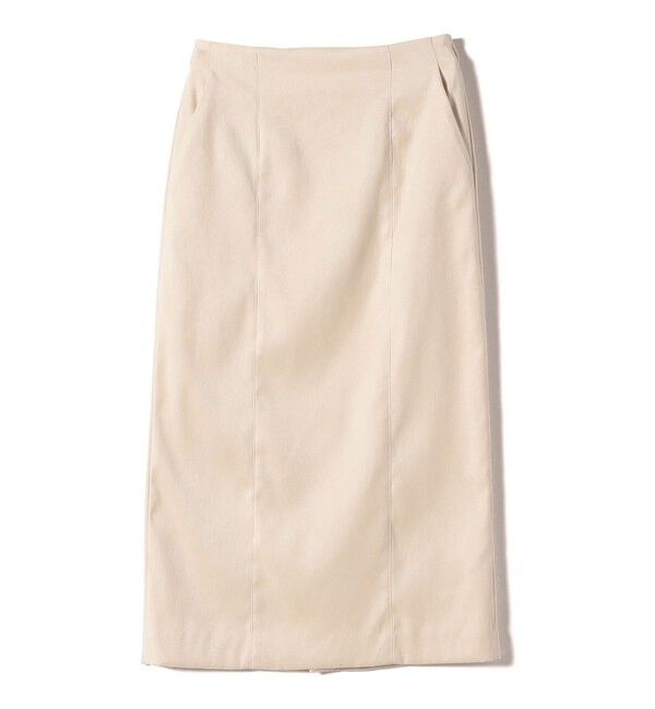 SHIPS for women「〈手洗い可能〉フェイク スエード (ポリエステル) タイト スカート」|タイト|