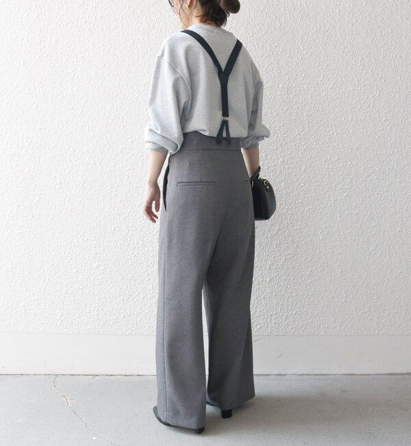 SHIPS any「SHIPS any:〈洗濯機可能〉マニッシュ サスペンダー ワイド パンツ 24FW」|その他|