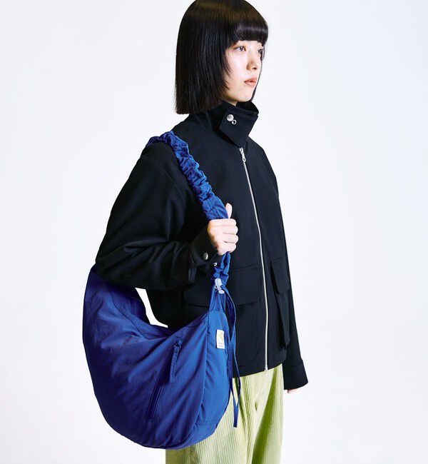 SHIPS「City Ambient Products: クランプル ムーン ギャザーショルダー バッグ」|ショルダー・メッセンジャー|