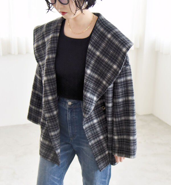 quaranciel「quaranciel: リバー ケープ ショート コート 25AW」|その他|