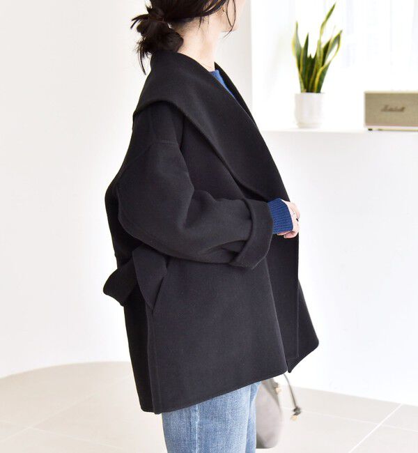 quaranciel「quaranciel: リバー ケープ ショート コート 25AW」|その他|